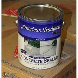 CASE OF CONCRETE STAIN GREY - 4 GALLONS PER CASE