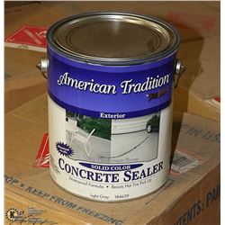 CASE OF CONCRETE STAIN GREY - 4 GALLONS PER CASE