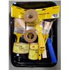 Image 1 : PAINTING LOT: INCLUDES PAINTERS TAPE, DISPOSABLE