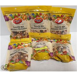 6 PACKAGES OF THEATRE TRAIL MIX