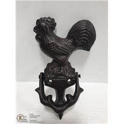 VINTAGE STYLE CAST ROOSTER DOOR KNOCKER