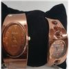 Image 2 : 2 NEW WANJUE WOMEN'S COPPER COLOURED WATCHES