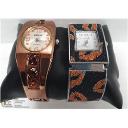 2 NEW WOMEN'S QUARTZ WATCHES