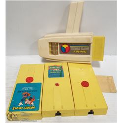1973 FISHER PRICE MOVIE VIEWER WITH 4 MOVIES