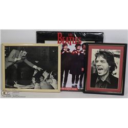 FLAT WITH BEATLES CALENDAR, MICK JAGGER PICTURE