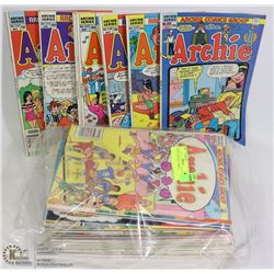 OVER 50 ARCHIE COMICS.