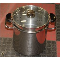 12 QT STAINLESS STEEL STOCK POT WITH LID