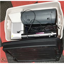 TUB OF ELECTRONICS DVD PLAYER ETC