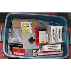 TOTE OF ELECTRICAL STUFF