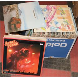 ESTATE BOX OF ROCK AND ROLL RECORDS LP 33 RPM