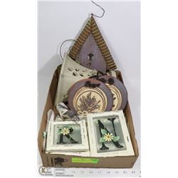 LOT OF DECORATIVE GARDEN STYLE ITEMS