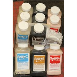 SPILL-X KIT FOR SOLVENTS, CAUSTIC OR ACID SPILLS