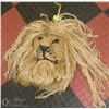 Image 1 : LION HEAD WOVEN LARGE WALL HANGING