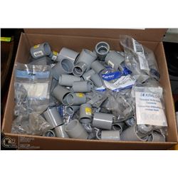 92 NEW ELECTRICAL PVC PIPE FITTINGS