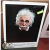 Image 1 : ALBERT EINSTEIN PRINT 18" X 25"