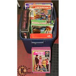 TOTE OF VINTAGE BOARD  GAMES