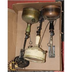 3 VINTAGE COLEMAN LANTERNS