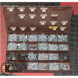 BOLT BIN WITH ASSORTED HARDWARE