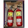 Image 1 : LOT OF 2 FIRE EXTINGUISHERS FOR CLASS A,B &C FIRES