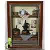 Image 1 : LARGE VINTAGE SHADOW BOX WALL DISPLAY