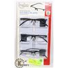 Image 1 : SEMI RIMLESS READING GLASSES FLEX. PLASTIC +3.00