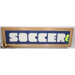 FRAMED SOCCER PICTURE