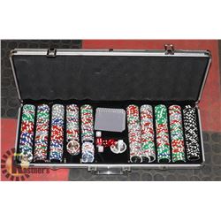 POKER SET IN CASE
