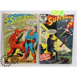 2 1960S SUPERMAN COMICS #220, 230 15CENTS CLASSICS