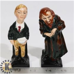 OLIVER TWIST & FAGIN - PAIR OF ROYAL DOULTON