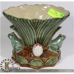VINTAGE FROG PLANTER