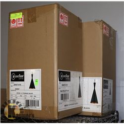 LOT OF 3 NEW BRONX PENDENT LIGHT FIXTURES