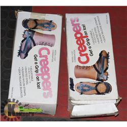 2 BOXES CREEPERS ICE GRIPS FOR BOOTS