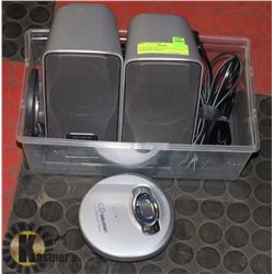 SONY DISCMAN DEJ611 PLUS SONY POWERED STEREO