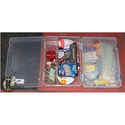 2 BOX OF FISHING  SUPPLIES