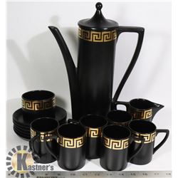 RETRO COFFEE SET OF 6 PORTMEIRION POTTERIES