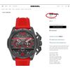 Image 7 : NEW DIESEL GUNMETAL DIAL 55MM RED BAND MSRP $342
