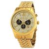 Image 1 : NEW MICHAEL KORS GOLD TONE TRIPLE CHRONO MSRP$465