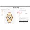 Image 9 : NEW MICHAEL KORS GOLD TONE TRIPLE CHRONO MSRP$465