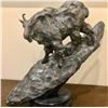 Image 1 : FEATURED LISTING- TIM SHINABARGER BRONZE "ALONG THE HEADWALL"