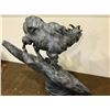 Image 2 : FEATURED LISTING- TIM SHINABARGER BRONZE "ALONG THE HEADWALL"