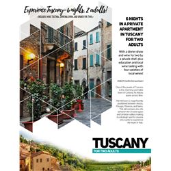 TUSCANY TRIP FOR TWO