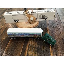 LIMITED EDITION MODEL TRUCK AND PRONGHORN ANTELOPE ORNAMENT