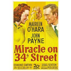 Miracle on 34th Street (20th Century Fox, 1947). One Sh 