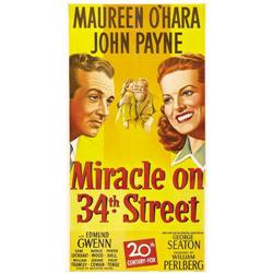 Miracle on 34th Street (20th Century Fox, 1947). Three 