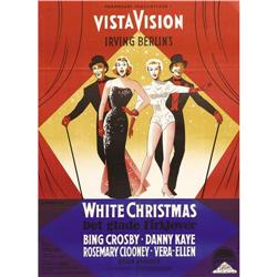 White Christmas (Paramount, 1954). Danish Poster (24" X 