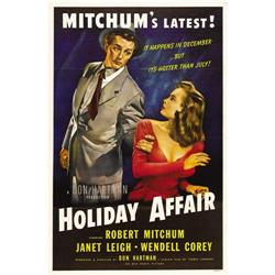 Holiday Affair (RKO, 1949). One Sheet (27" X 41"). This 