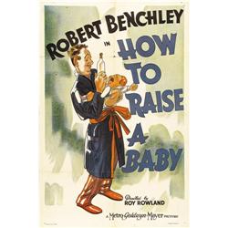 How to Raise a Baby (MGM, 1938). One Sheet (27" X 41"). 