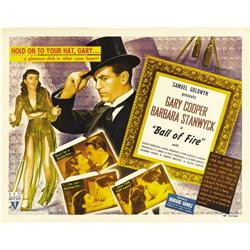 Ball of Fire (RKO, 1941). Half Sheet Style B(22" X 28") 