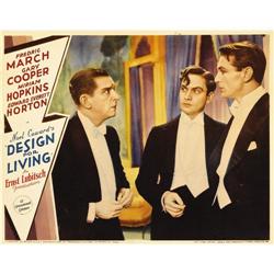 Design for Living (Paramount, 1933). Lobby Card (11" X 