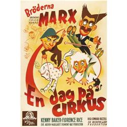 At the Circus (MGM, 1939). Swedish One Sheet (27" X 39" 